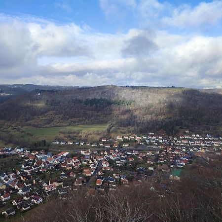 Ferienwohnung Unterm Tierstein Bad Ditzenbach Esterno foto